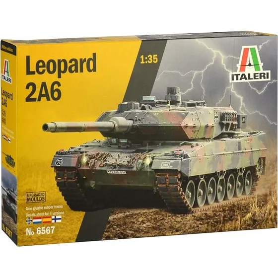 Italeri Leopard 2A6 Model Tank 1:35