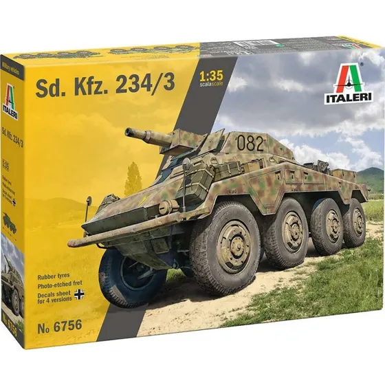 Italeri Sd. Kfz. 234/3 Tank Byggesæt 1:35