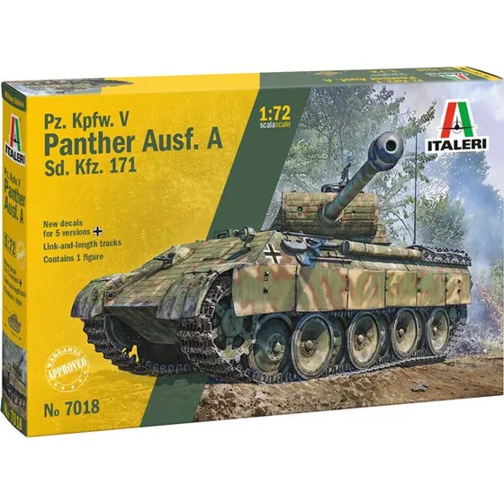 Italeri Panther A Kampvogn 1:72 Modelbyggesæt