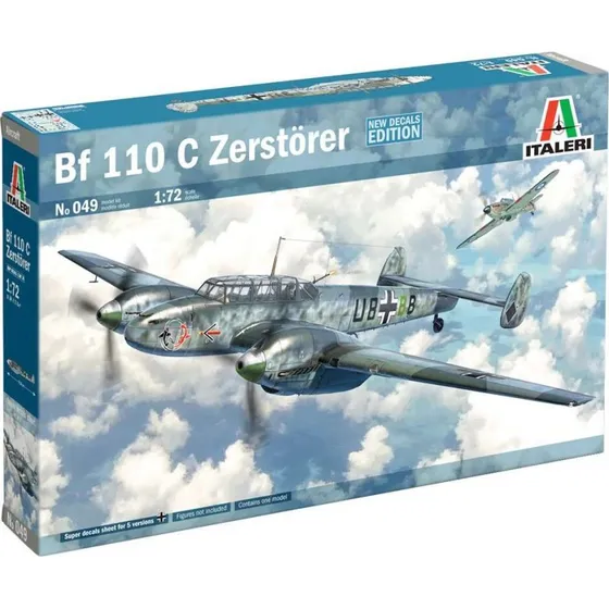 Italeri BF-110C Zerstörer 1:72 Fly Byggesæt
