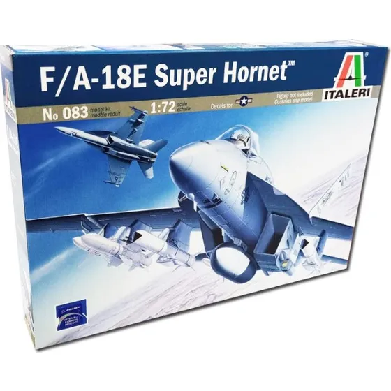 Italeri F/A-18E Super Hornet Modelfly Byggesæt 1:72