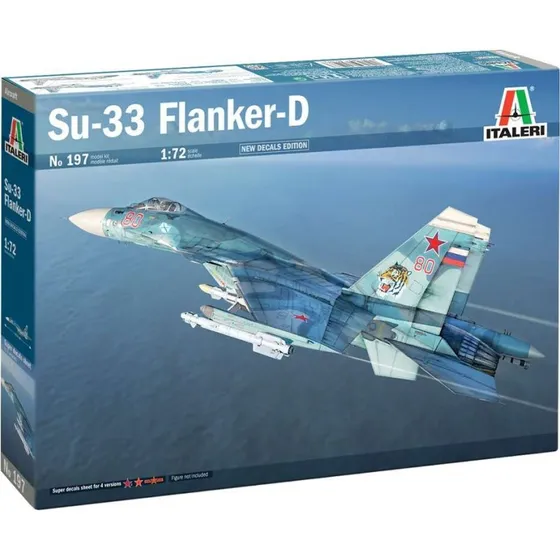 Italeri SU-33 Sea Flanker-d 1:72 Byggesæt