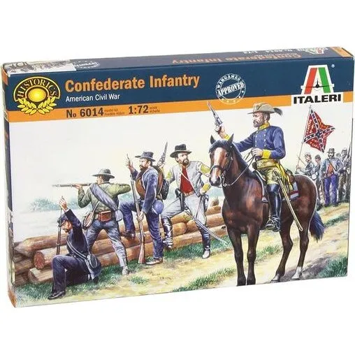 Italeri Confederate Infantry 1:72 - 6014s