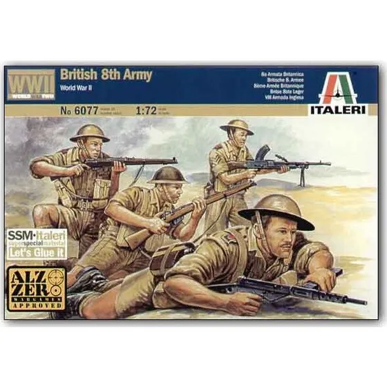 Italeri WWII British 8th Army 1:72 Byggesæt