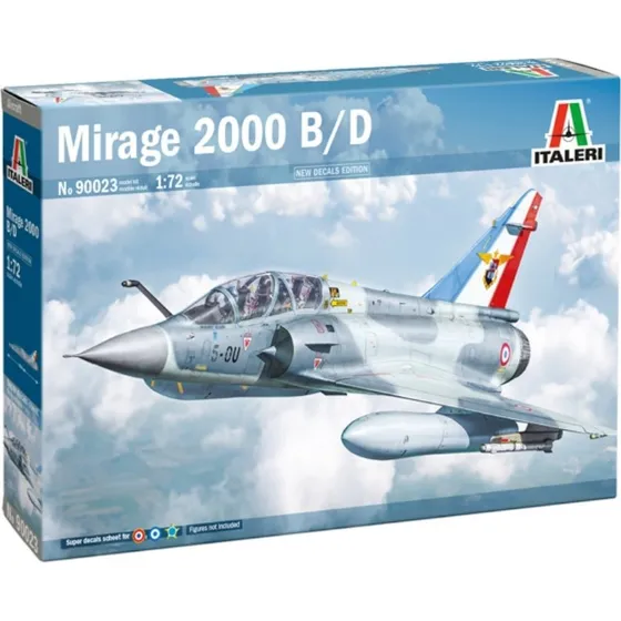 Italeri Mirage 2000 D 1:72 Ny Decal Edition