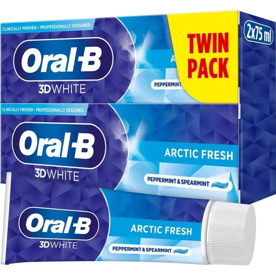 Oral B 3D White Arctic Fresh Tandpasta 2x75 ml