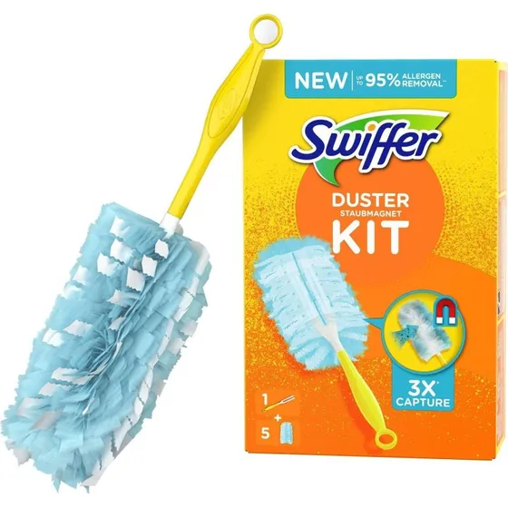 Swiffer Duster Kit – 1 Håndtag + 5 Refill