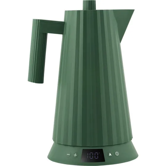 Alessi Plisse Elkedel 1,7 L grøn med temperaturkontrol