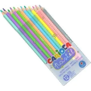 Carioca Pastel Farveblyanter 3,3mm 12 stk.