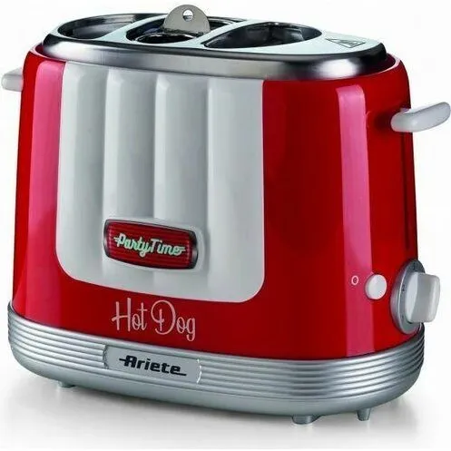 Ariete Party Time 206/00 Hotdog-maskine, 650 W, rød
