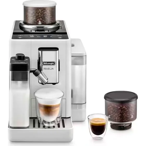 De'Longhi Rivelia EXAM440.55.W Fuldautomatisk Kaffemaskine, Hvid