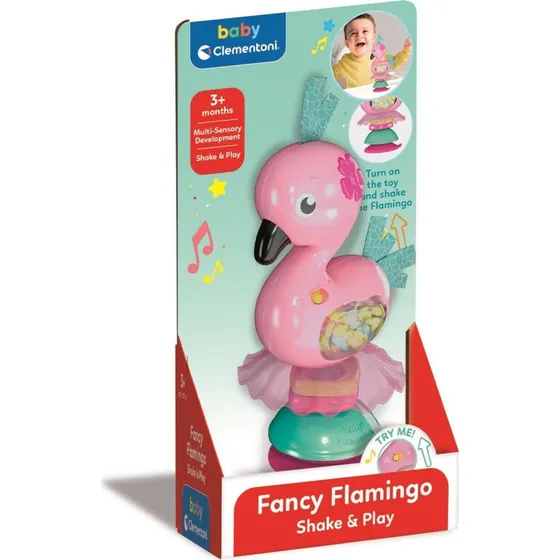 Clementoni Fancy Flamingo Rangle med Sugekop og Lyd
