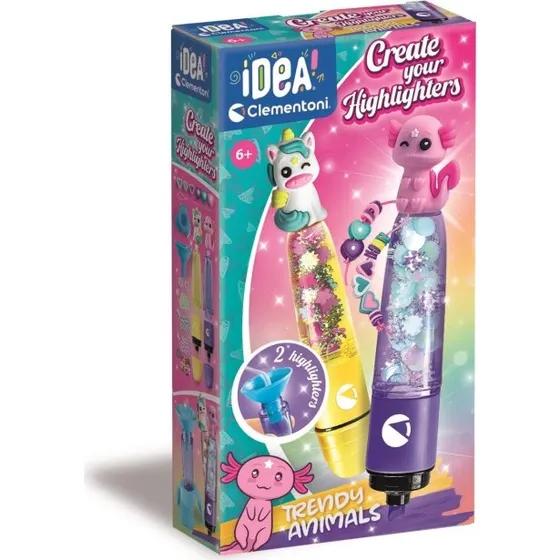 Clementoni Small Highlighter Lab Trendy Animals (I-18167)