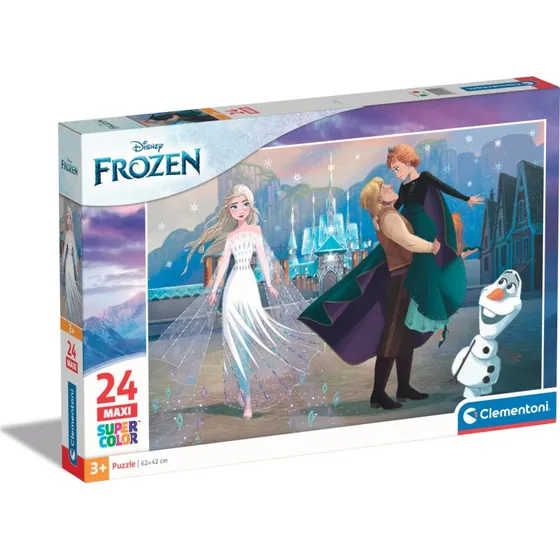 Clementoni Frost Puslespil - Maxi Color - 24 Brikker - Frozen 2