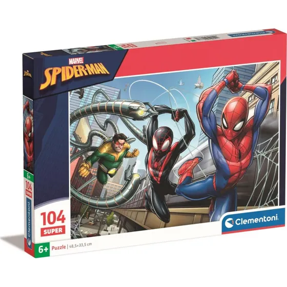 Clementoni Spider-Man Puslespil, 104 Brikker