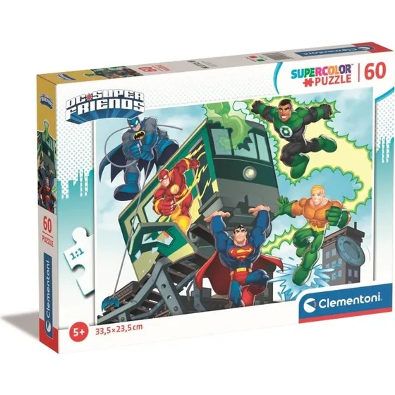 Clementoni DC Comics Super Friends 60 brikker Puslespil