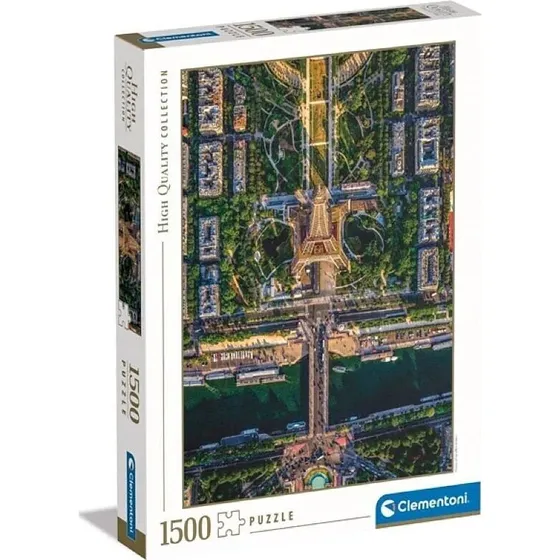 Clementoni Flying Over Paris - 1500 Brikker Puslespil