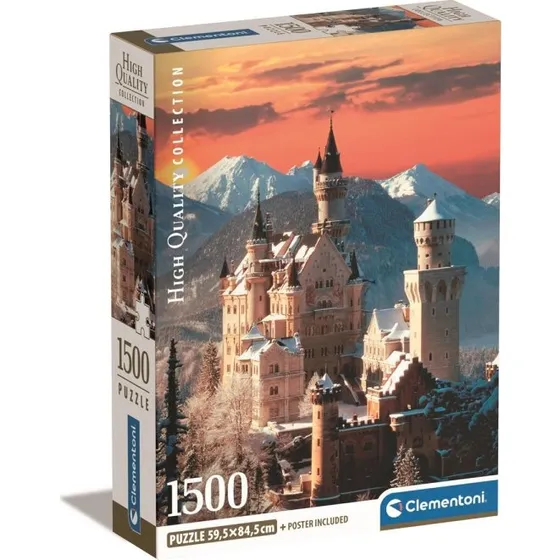 Clementoni Neuschwanstein 1500 stk Puslespil