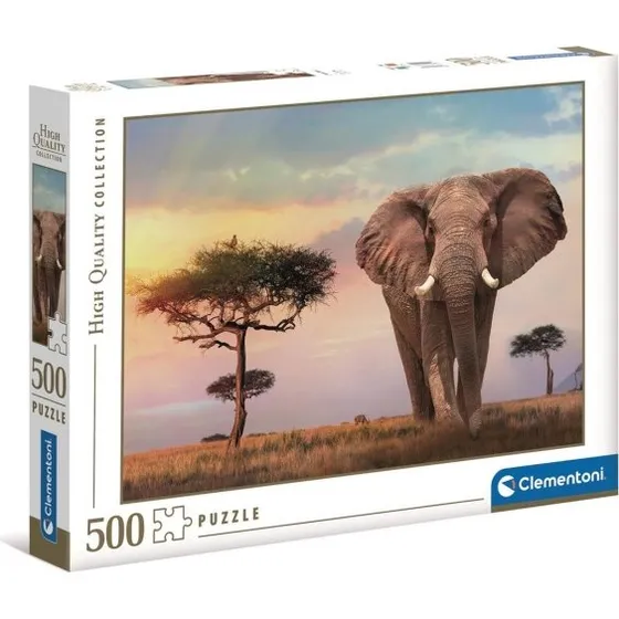 Clementoni 500 brikker African Sunset – Høj kvalitet, italiensk produktion