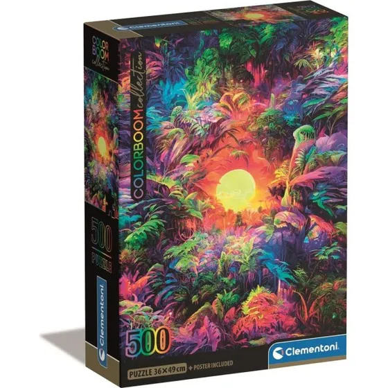 Clementoni Psychedelic Jungle 500 Brikker Puslespil
