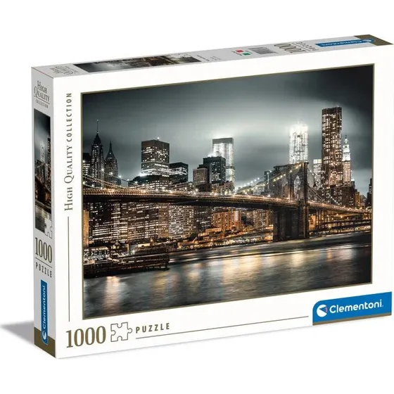 Clementoni New York Skyline Puslespil 1000 Brikker