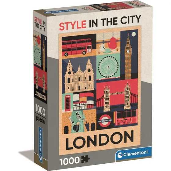 Clementoni London Puslespil 1000 Brikker