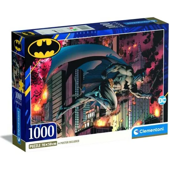 Clementoni Batman 1000-brikker Puslespil (Bord- og gulvbrug)
