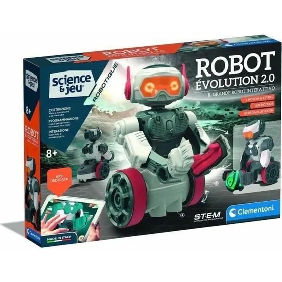 Clementoni Robot Evolution 2.0, interaktiv robot til børn 8+