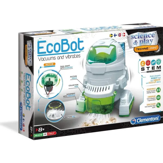 Clementoni Ecobot Støvsuger Robot – Science & Play