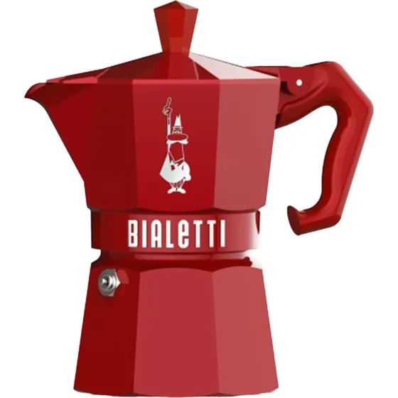Bialetti Mokkabrygger 3 kopper, rød