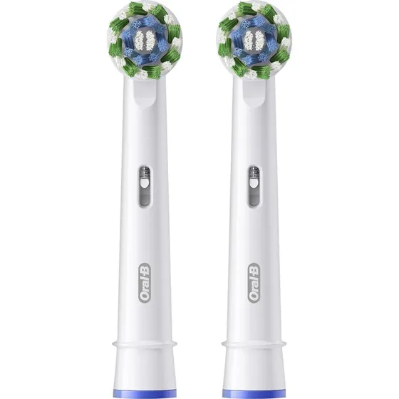 Oral-B Pro Cross Action Tandbørstehoveder, Hvid, 2 stk.