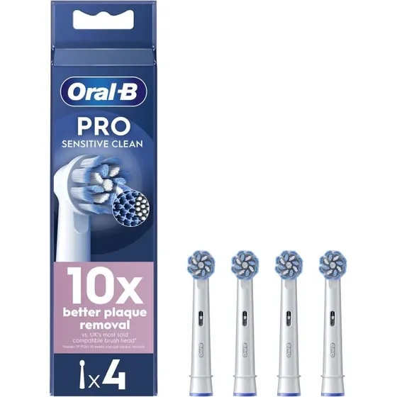 Oral-B Sensitive Clean & Care Borsthoveder 4-stk