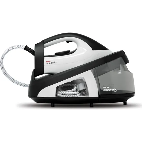 Polti Vaporella Simply VS20.20 1,5L, 2200W, Keramisk Strygesål - Sort/Hvid
