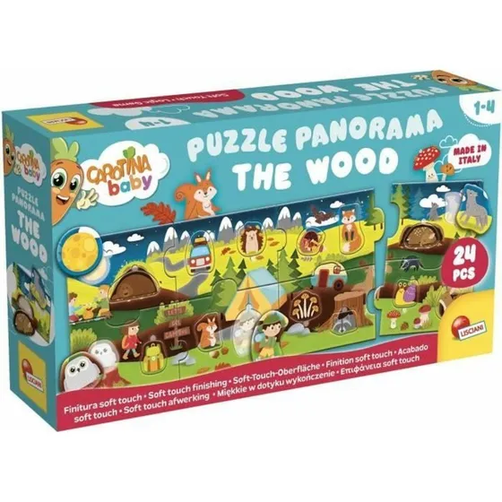 Lisciani Carotina Baby Puzzle Panorama Skov (1-4 år)