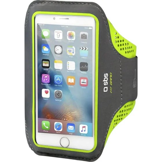 SBS Mobilholder til Arme, Sort/Grøn