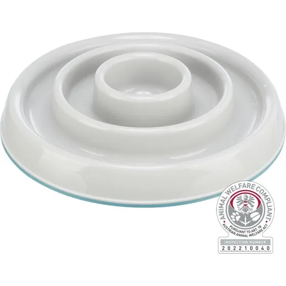 Trixie Slow Feed foderskål 450 ml Ø23 cm, grå