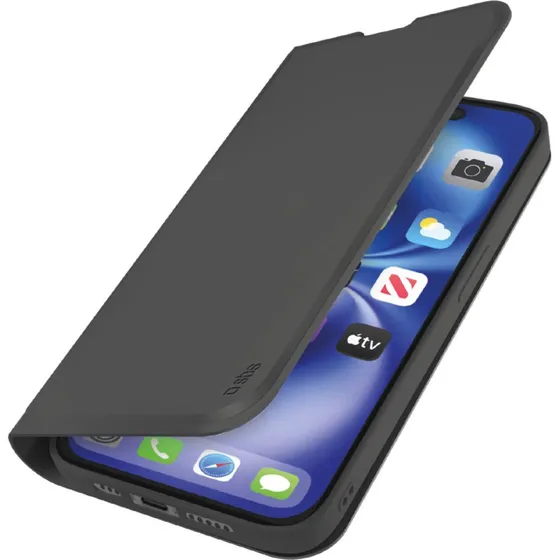 SBS Wallet til iPhone 16e, Sort