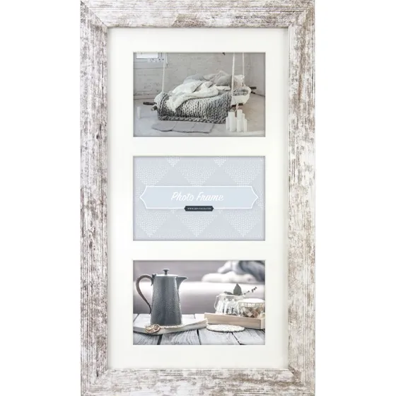 ZEP Nelson 6 3Q Multi Billedramme Brun/Hvid