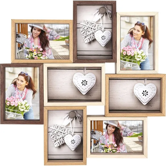 ZEP TY013 Multi Billedramme Beige/Brun 53x53 cm