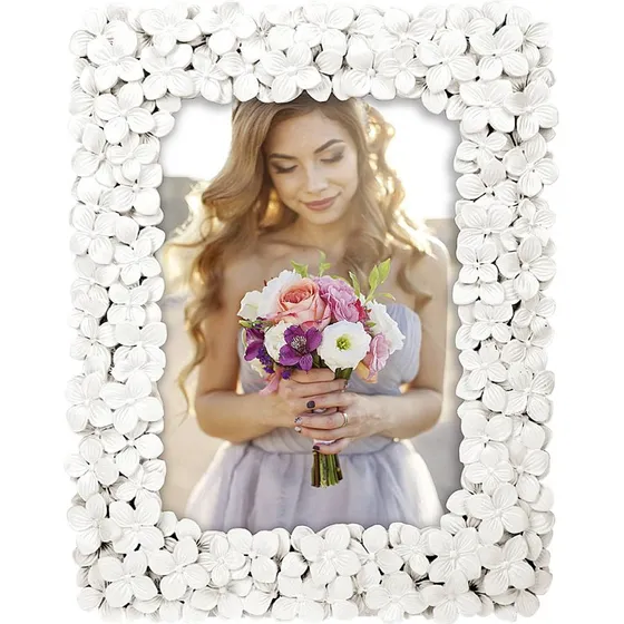 ZEP Blumen EE9468 Billedramme 15x20cm Hvid Resin