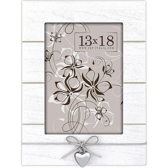 ZEP Arial Enkelt Billedramme Hvid 19,2x25 cm