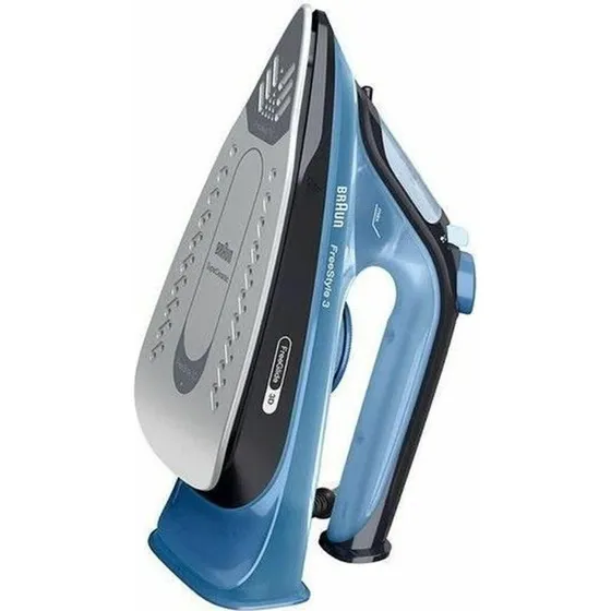 Braun FI3194 BK Dampstrygejern 2400 W, Keramisk Sål, Blå/Sort