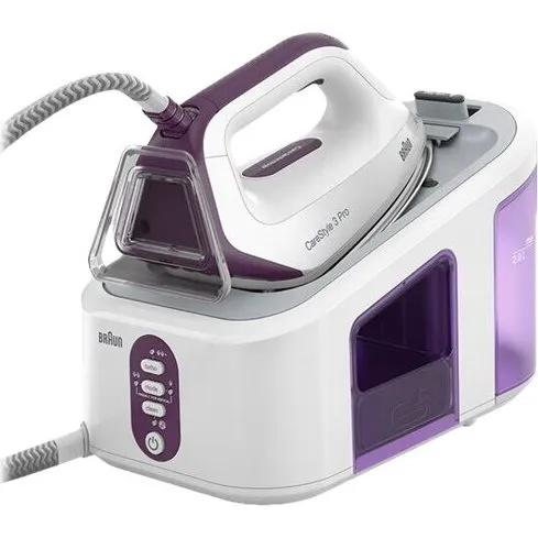 Braun CareStyle 3 Pro IS 3155 Dampstrygejern 2400W Lilla Hvid
