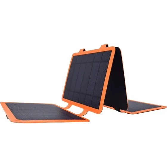 Celly SolarPro 10W Portabel Solcellsladdare, Orange/Svart