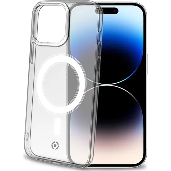 Gelskinmag Magnetisk iPhone 14 Pro TPU-Case, Klar