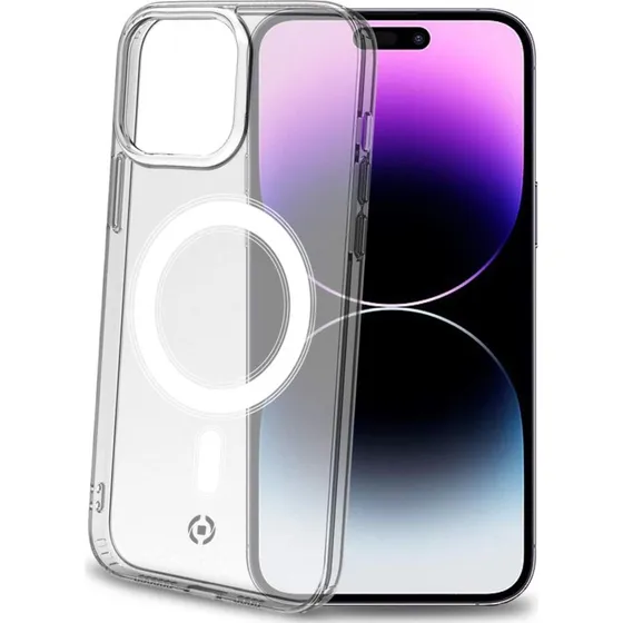 Gelskinmag Magnetisk iPhone 14 Pro Max TPU-Case, Klar