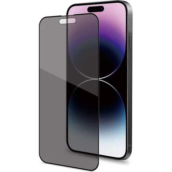 Privacy Screen Protector Hærdet Glas iPhone 15 Pro Max