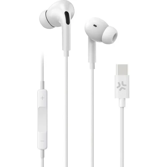 Celly UP1200 In-Ear Høretelefoner USB-C Hvid