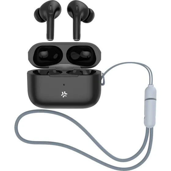 Celly Harmony True Wireless In-Ear Hovedtelefoner med ANC+ENC, Sort