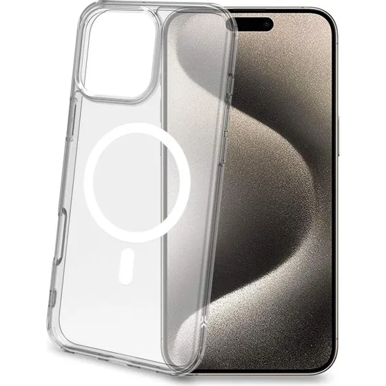 Gelskinmag TPU Cover MagSafe-kompatibelt iPhone 16 Pro Max, Transparent